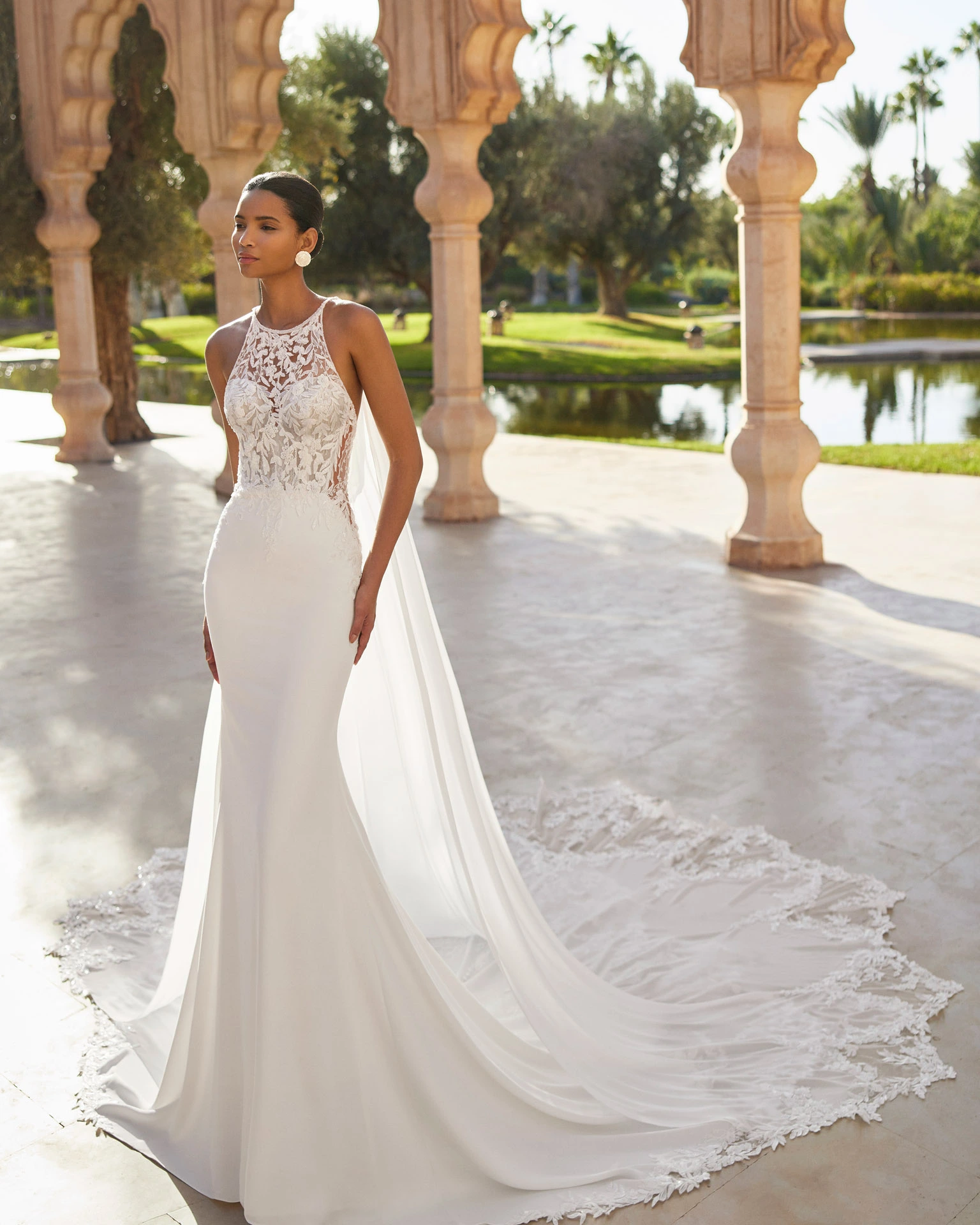 Rosa Clara bridal look